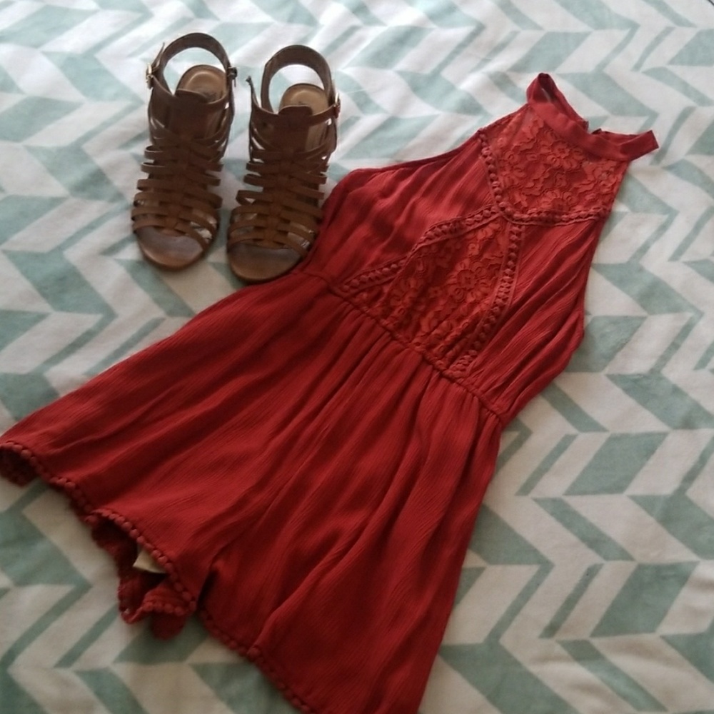 Orange Romper!